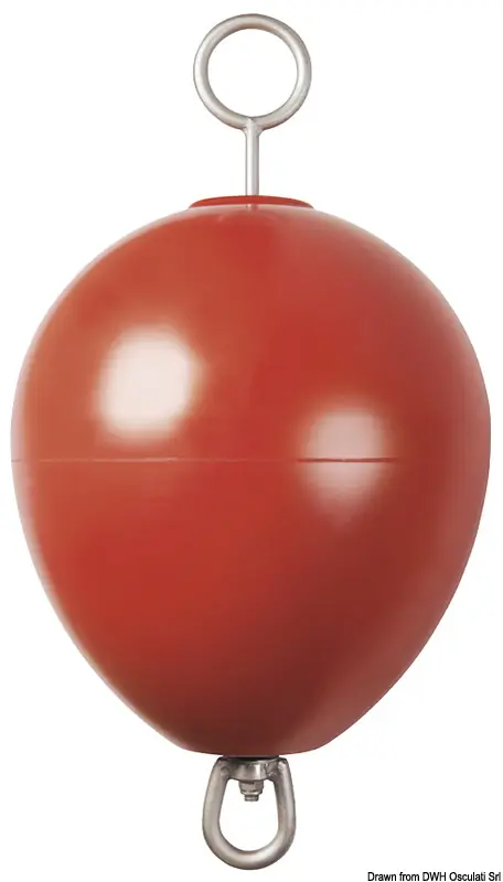 Professionale Gavitello da ormeggio rosso HD Ø 55 cm