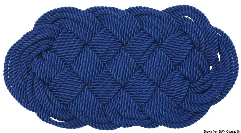 Zerbino nylon 60 x 32 cm blu Compra Online