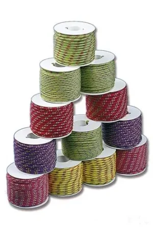 “IBIZA MULTICOLOR” TRECCIA Ø MM.2,5 ROSSO BOBINA 22MT Miglior Prezzo