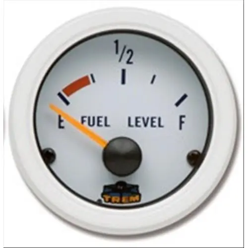 Bestseller INDICATORE DI CARBURANTE GAUGE LINE INCASSO 52 MM BIANCO 33-240 OHMS