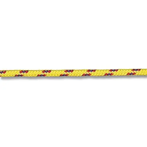 “IBIZA MULTICOLOR” DOPPIA TRECCIA Ø MM.3 GIALLA Spedizione Espresso