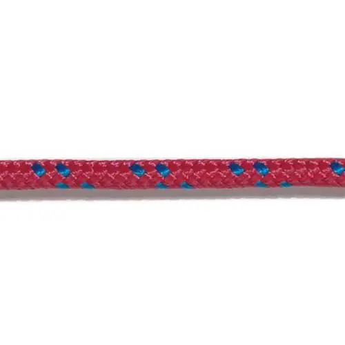 “SPECIAL TREM” TRECCIA POLIPROPILENE Ø MM.6 ROSSA FILO BLEU Più Venduto