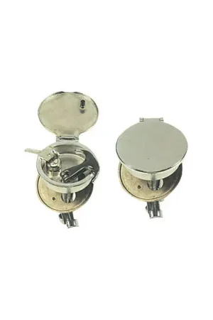 Alzapagliolo - chiusura tondo cromo mm.68 con serratura Offerta Speciale
