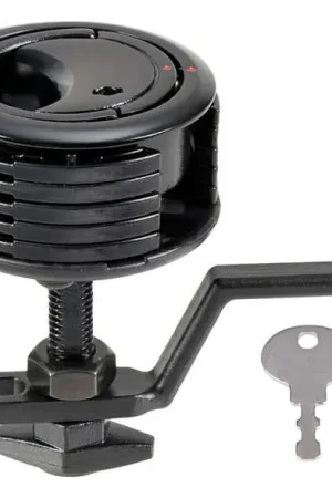 Alzapagliolo Eclipse MK2 Lift & Turn con serratura inox nero - Small Reso Gratuito