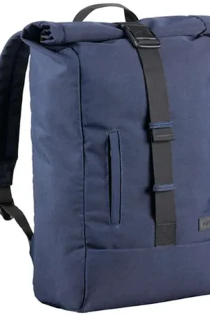 Borsa Musto in tela con chiusura arrotolabile - Navy Scelto Dai Clienti