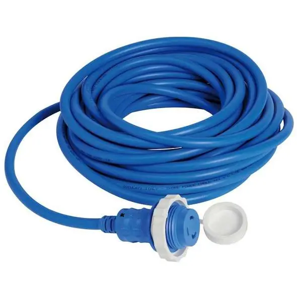 A Buon Prezzo Cavo banchina con spina e Led - 30A - 15 Mt.