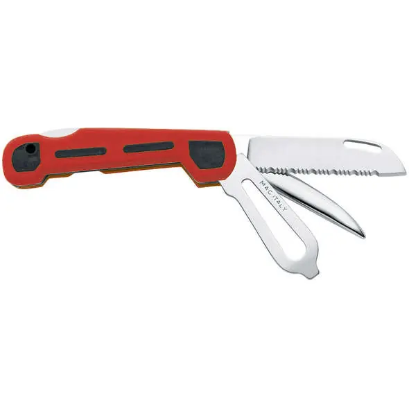Ordina Subito Coltello Inox Skipper - Rosso