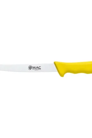 Coltello pesca Inox lama curva D300 C - Giallo Di Tendenza