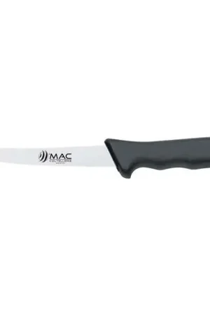 Coltello pesca Inox lama curva D305 C - Nero Prezzo Basso