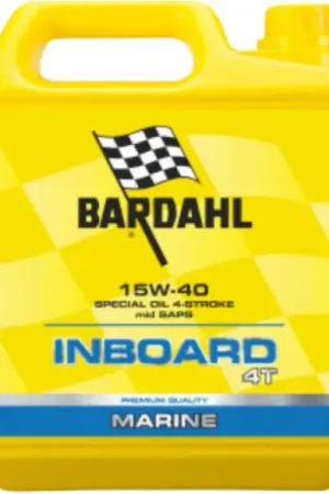 Olio Bardahl Inboard 4T 15W40 - 5lt Promozione Esclusiva