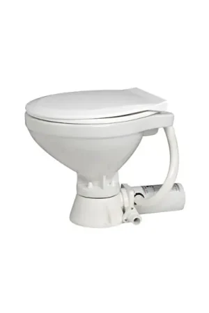 WC Elettrico Mediterraneo - Tazza piccola 24 V. - Tavoletta plastica bianca Nuova Collezione